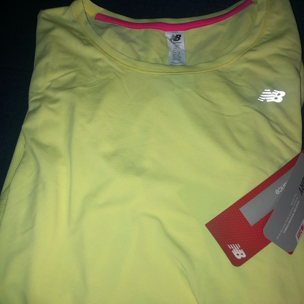 New Balance Neon Yellow Tank Top